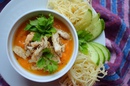 Тыквенный густой соус с курицей