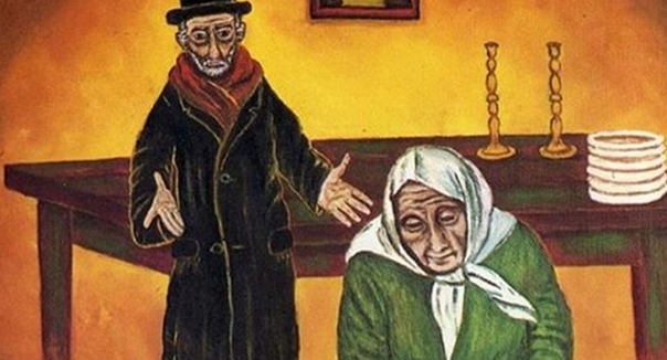 Жила-была бедная еврейская семья Детей было много, а денег мало. Бедная мать работала на износ готовила, стирала и кричала, раздавала подзатыльники и громко сетовала на жизнь. Наконец, выбившись